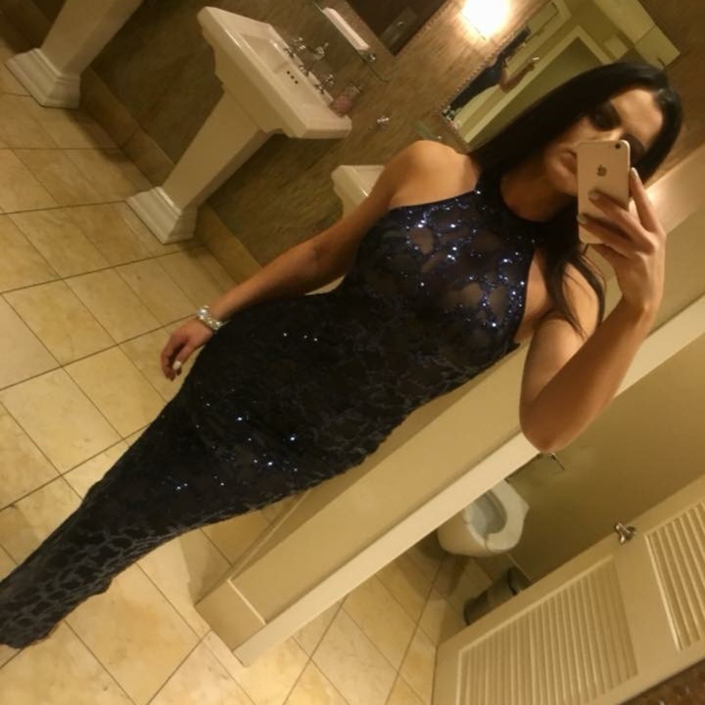 Long evening gown